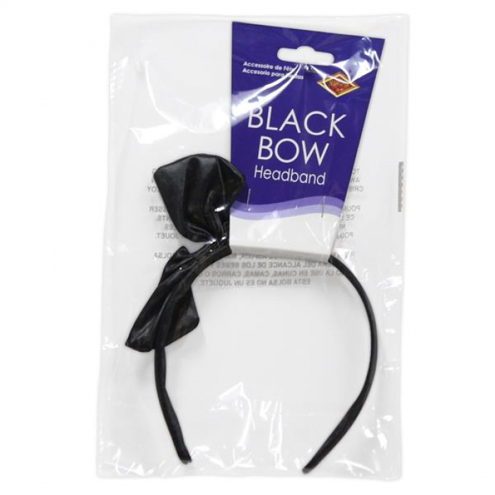 Black Bow Headband