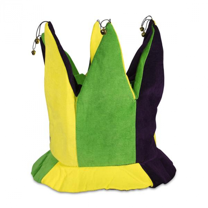 Mardi Gras Velvet Jester Crown