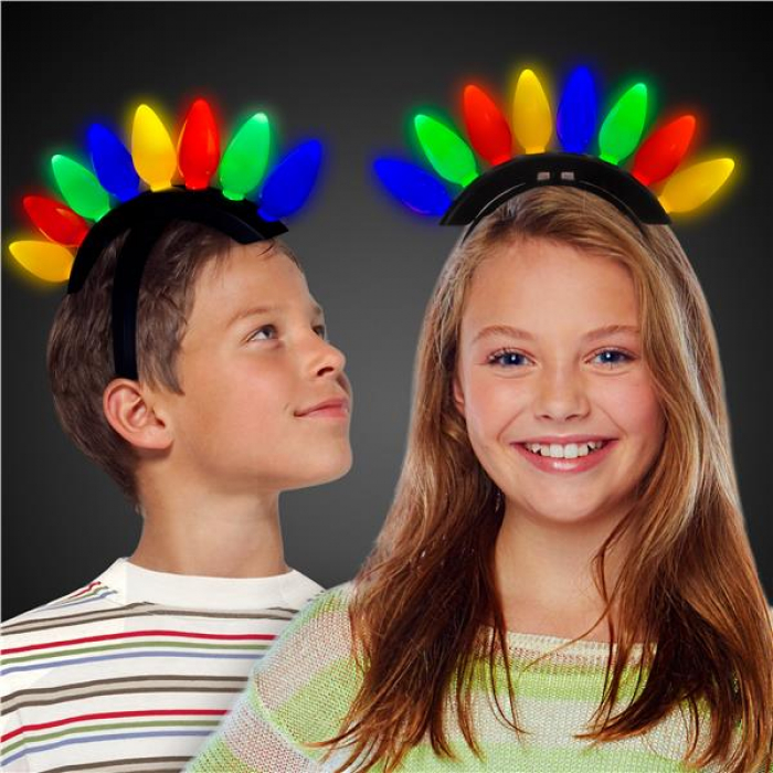 Christmas Bulb LED Headband