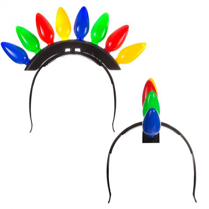 Christmas Bulb LED Headband