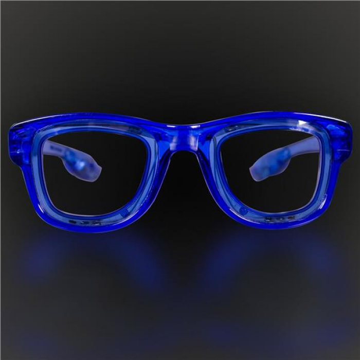 Blue LED Retro Sunglasses
