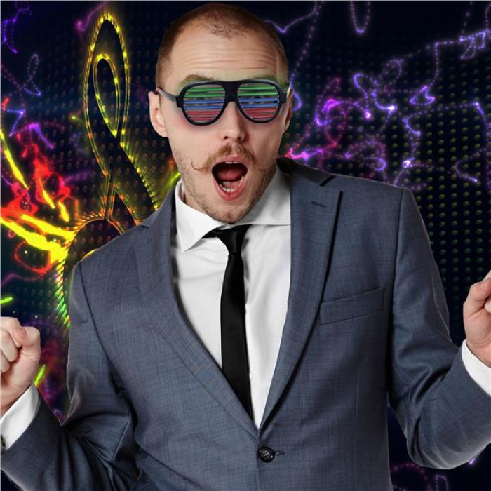 Sound Reactive LED Slotted Glasses