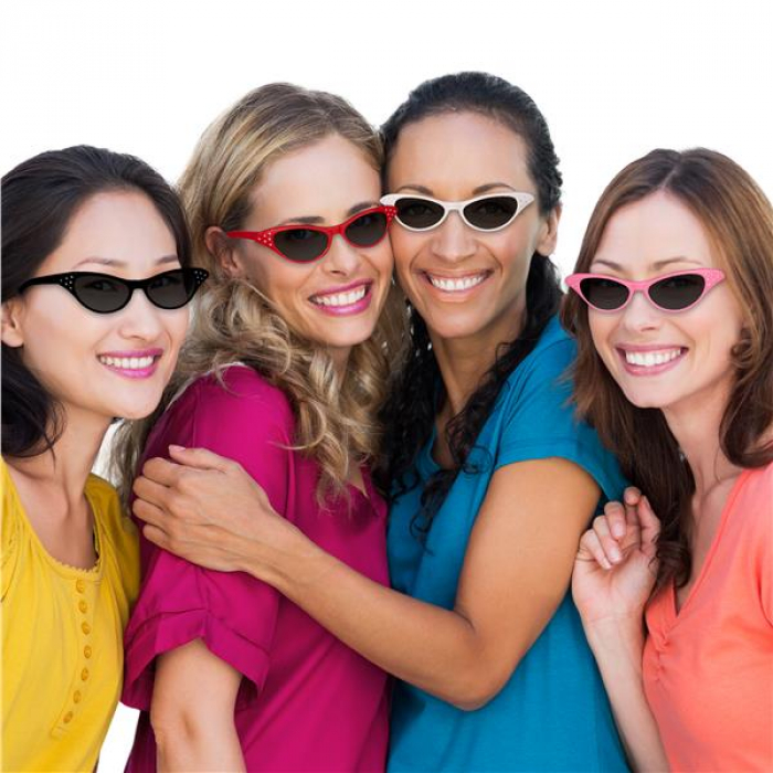 Retro Cat Eye Sunglasses (Per 12 pack)