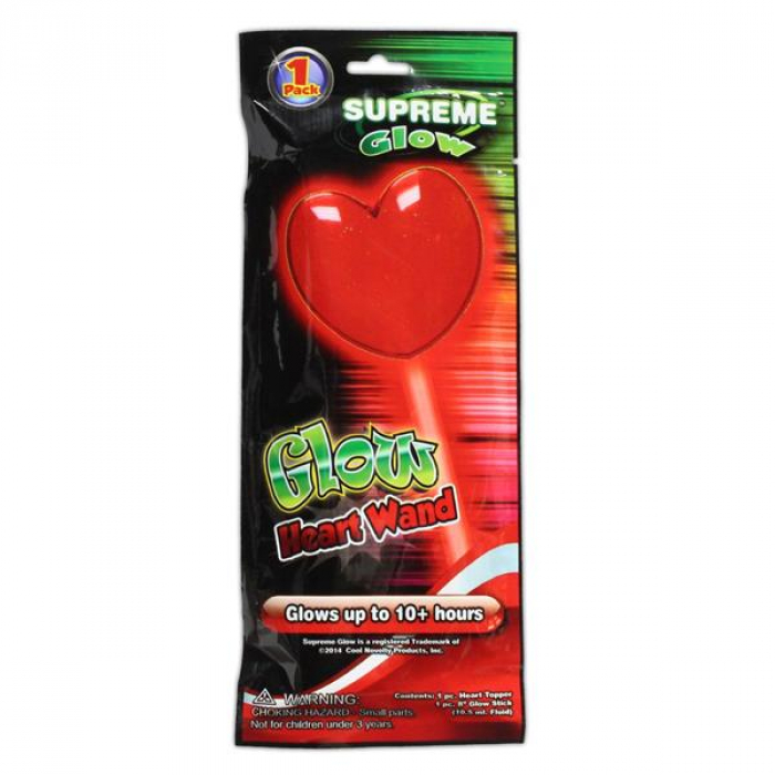 Red Heart Glow Wand (Per Wand)