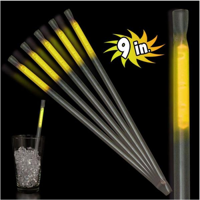 Assorted Color 9' Glow Straws (Per 25 pack)
