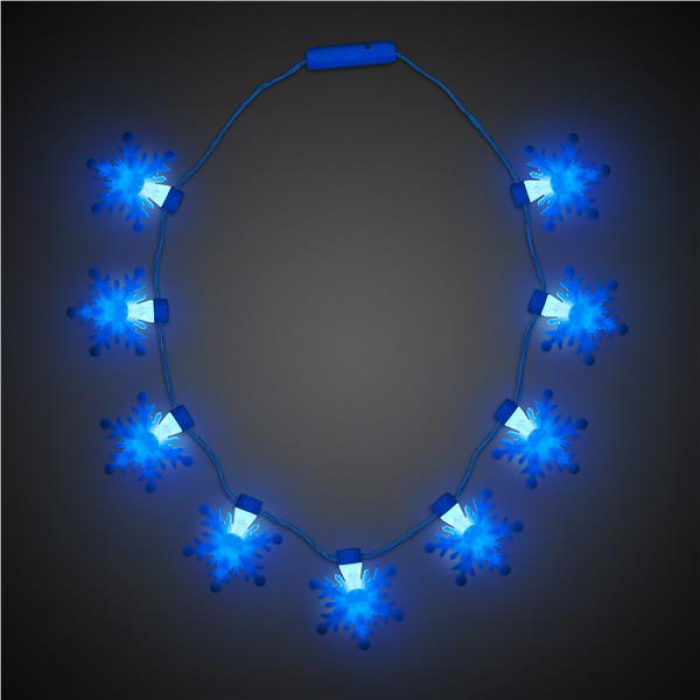 LED Snowflake Necklace