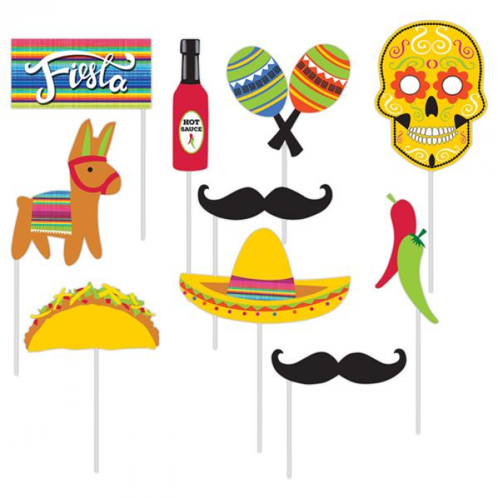 Serape Photo Booth Prop Kit (Per 10 pack)
