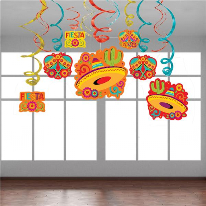 Fiesta Mega Hanging Swirls (Per 30 pack)