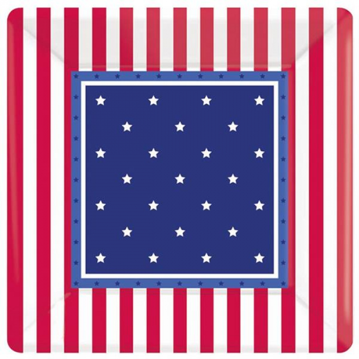 Stars & Stripes 7" Plates