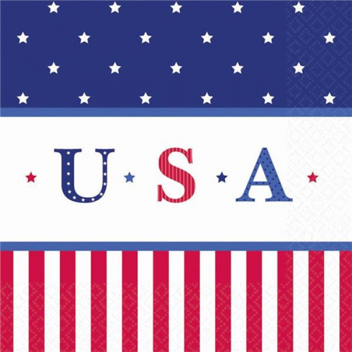 Stars & Stripes Lunch Napkins