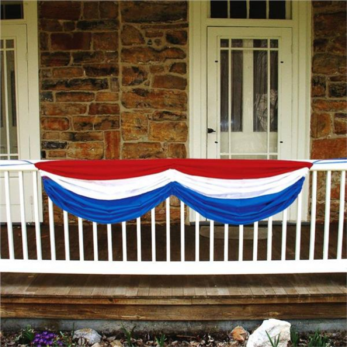 Patriotic Fabric Bunting Decoration