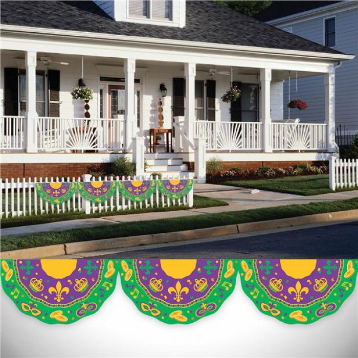Mardi Gras Bunting Garland Decoration