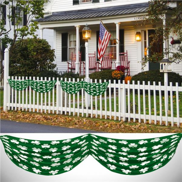 Shamrock Satin Bunting Decoration