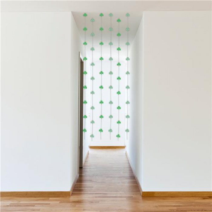 Glitter Shamrock String Decorations