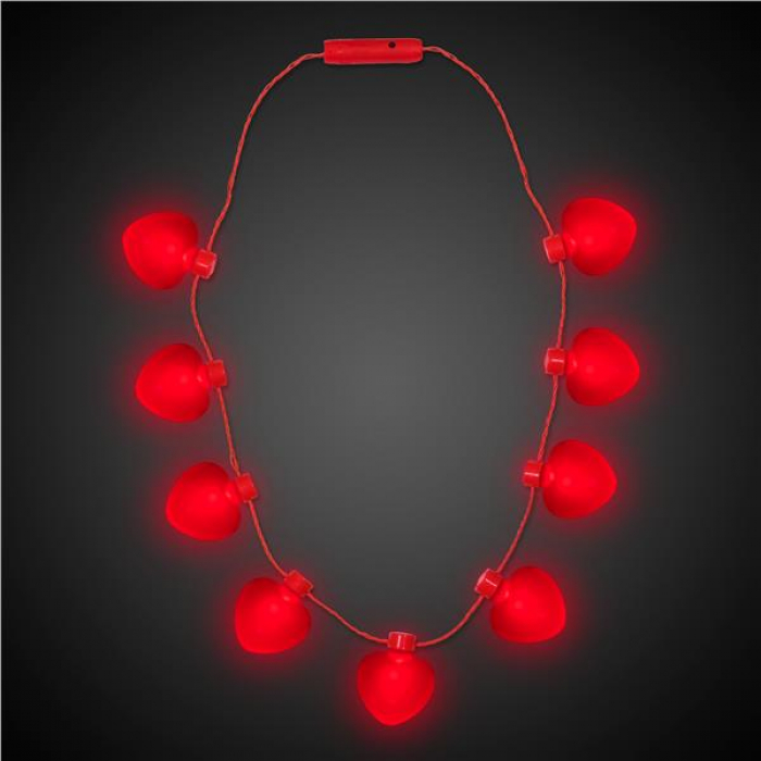 Red Heart LED Necklace