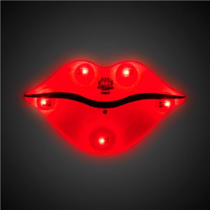 LED Red Lips Blinkies