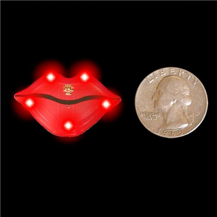 LED Red Lips Blinkies