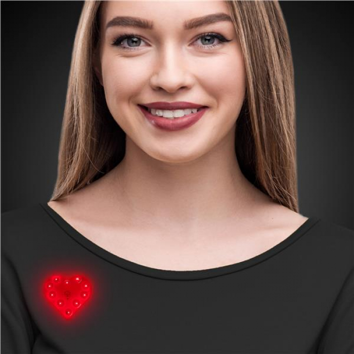 LED Red Heart Blinkies