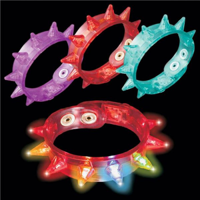 LED Spike Bracelets