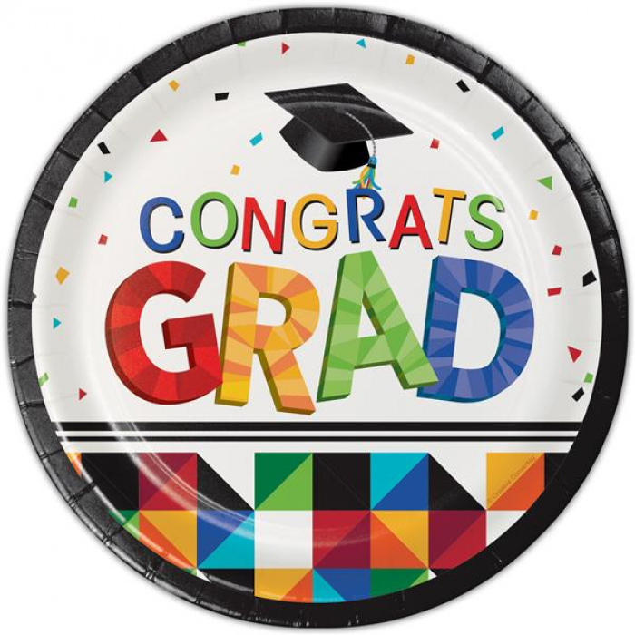 Fun Grad 8 3/4" Dinner Plate