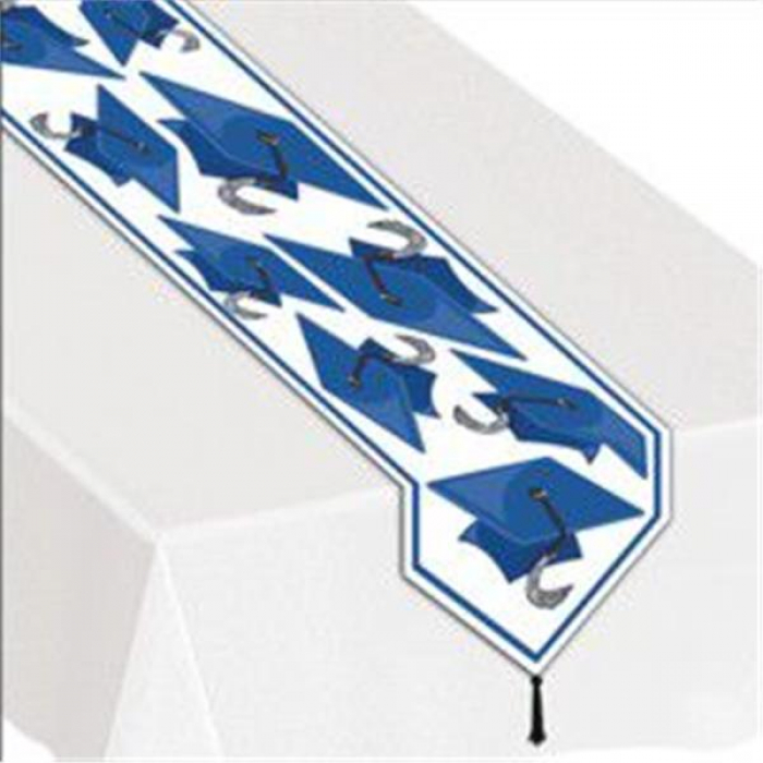 Blue Graduation Table Runner
