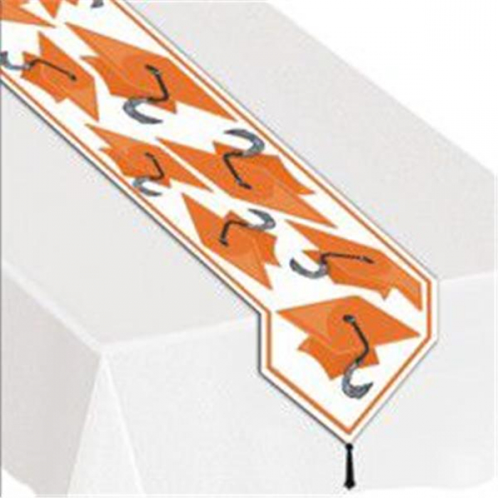 Orange Graduation Table Runner