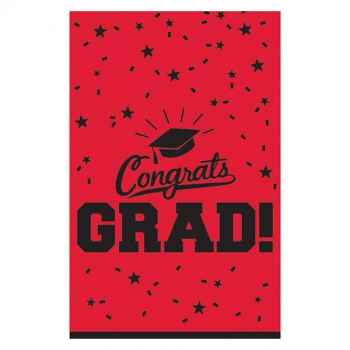 Red Graduation Table Cover
