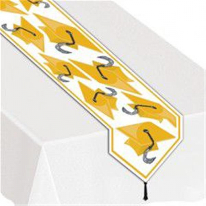 Yellow Graduation Table Runner