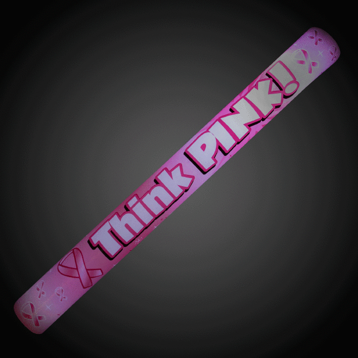 LED Pink Ribbon Foam Lumiton