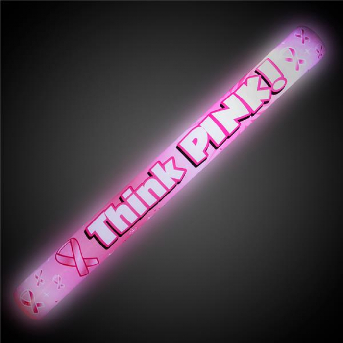 LED Pink Ribbon Foam Lumiton