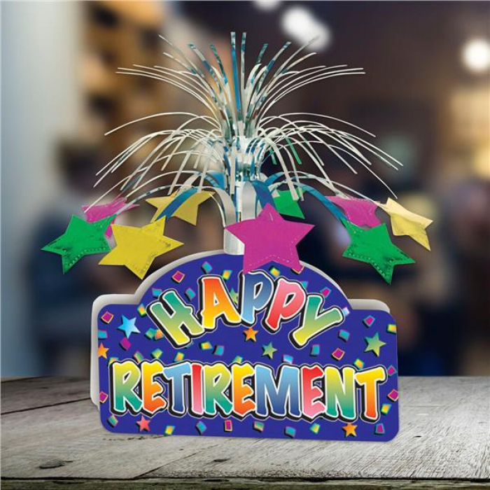 Happy Retirement 13" Centerpiece