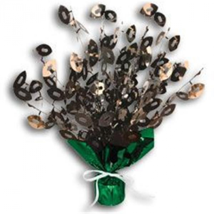 Football Metallic 15" Centerpiece
