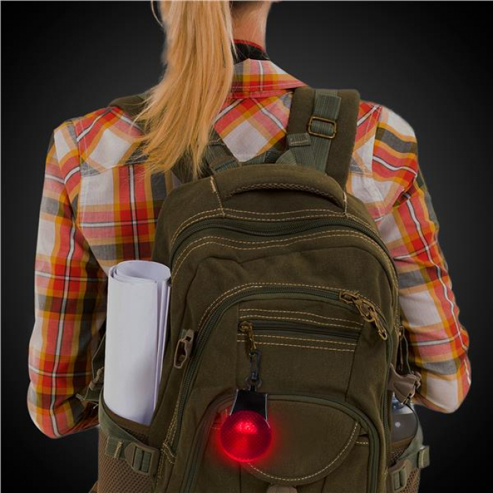Red Light Up Safety Reflector