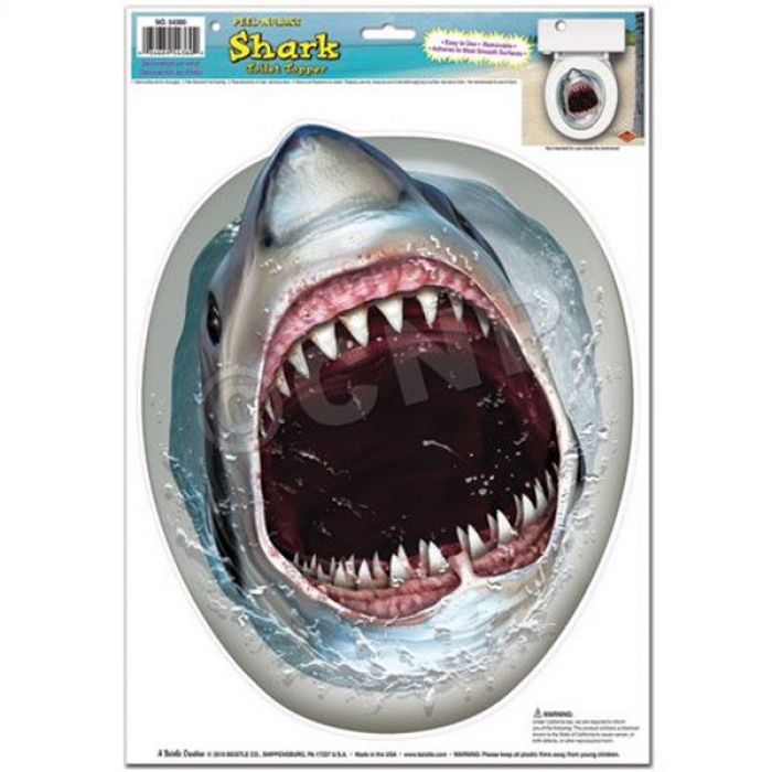 Shark Toilet Topper