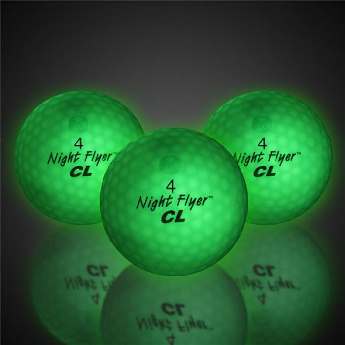 Night Flyer Green Golf Balls