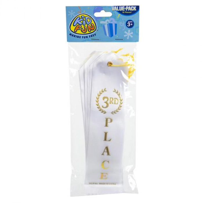 3rd Place White Ribbons
