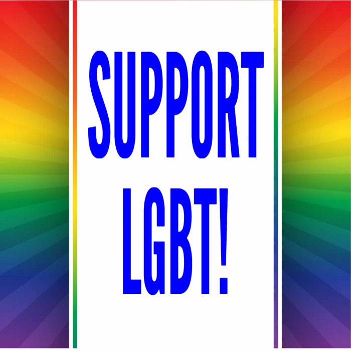 We Support LGBTQIA Custom Banner - 12 x 24