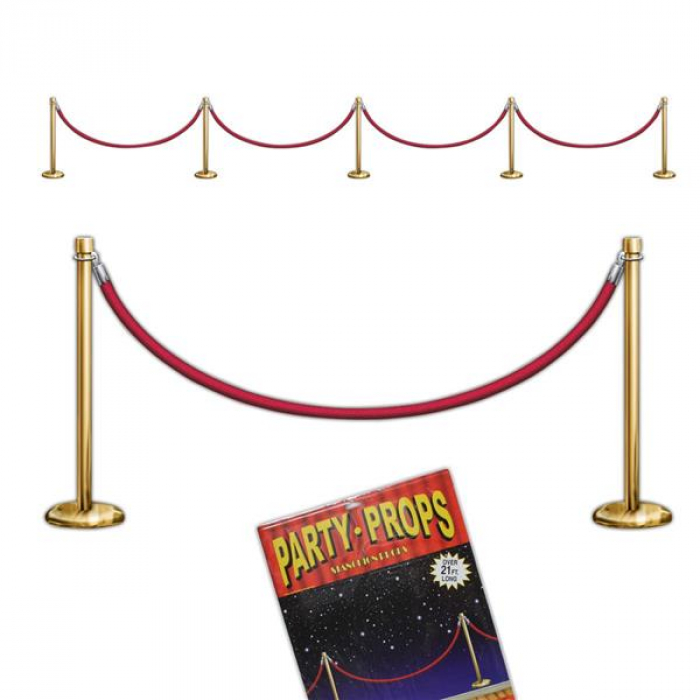 Red Rope Stanchion Prop Add - On