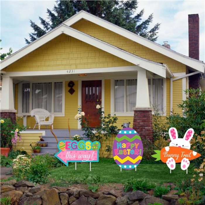 Easter Lawn Signs