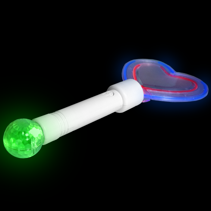 Rave Lights Party Heart Wand