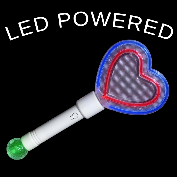 Rave Lights Party Heart Wand