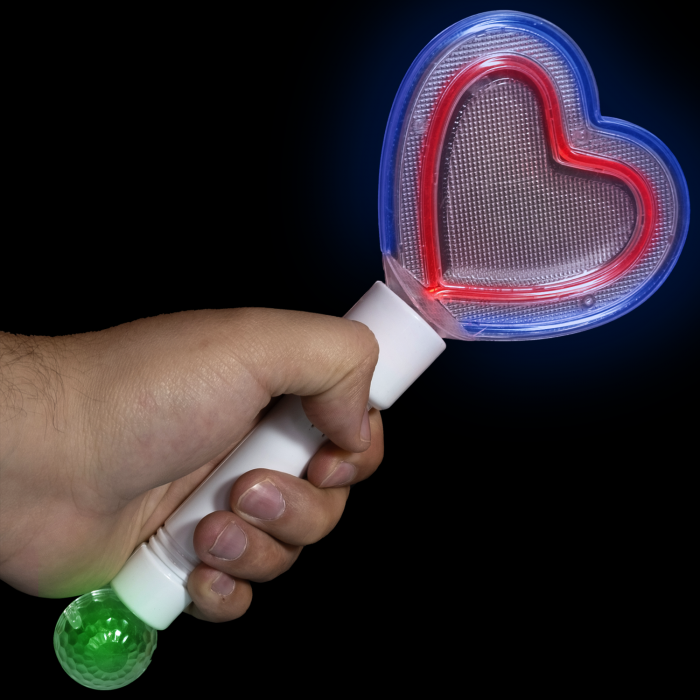 Rave Lights Party Heart Wand