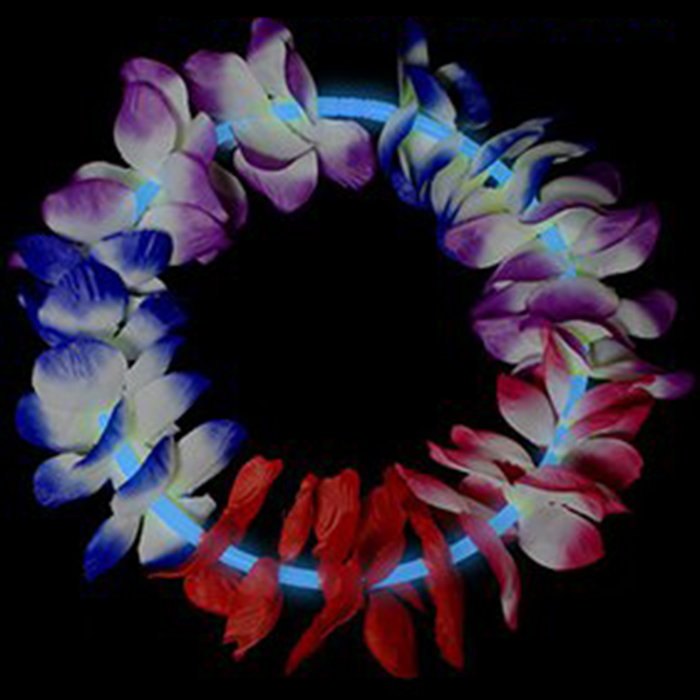 22 Inch Glow Leis - Blue