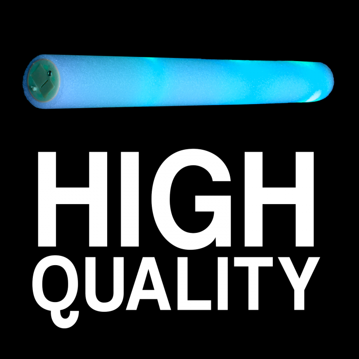 LED Light-Up Foam Stick Baton Supreme- Blue