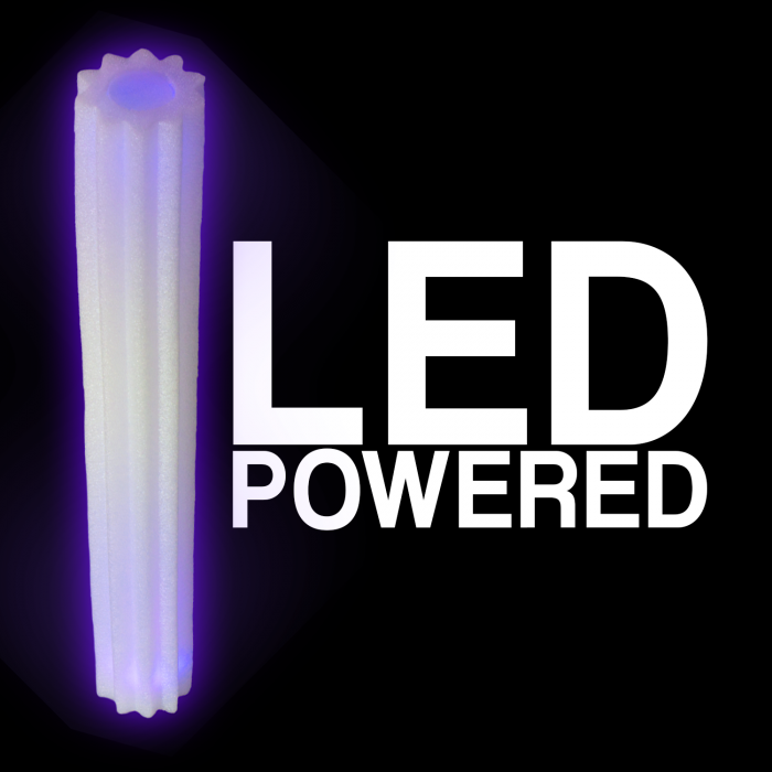 15.5" Light-Up Flower Foam Baton