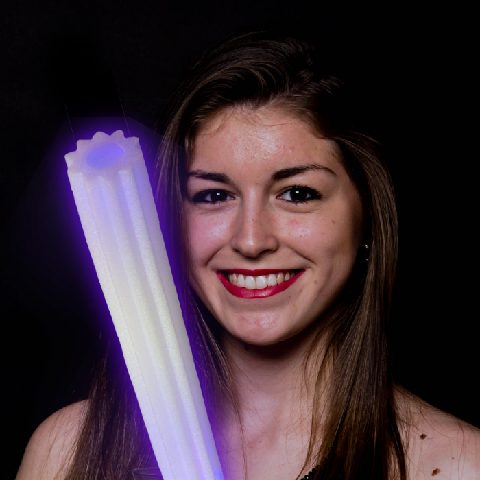 15.5" Light-Up Flower Foam Baton