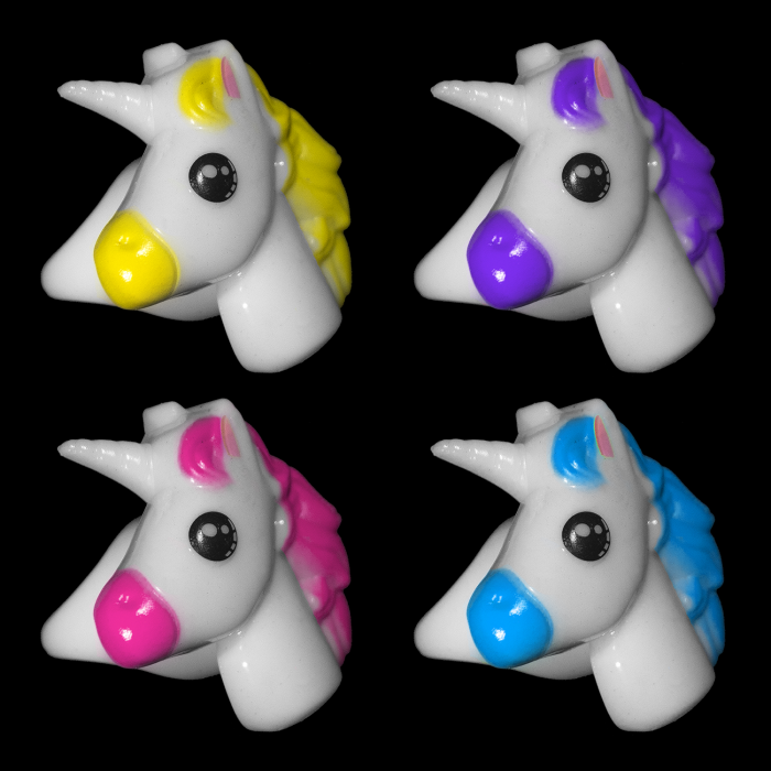 1" Light-Up Unicorn Rings