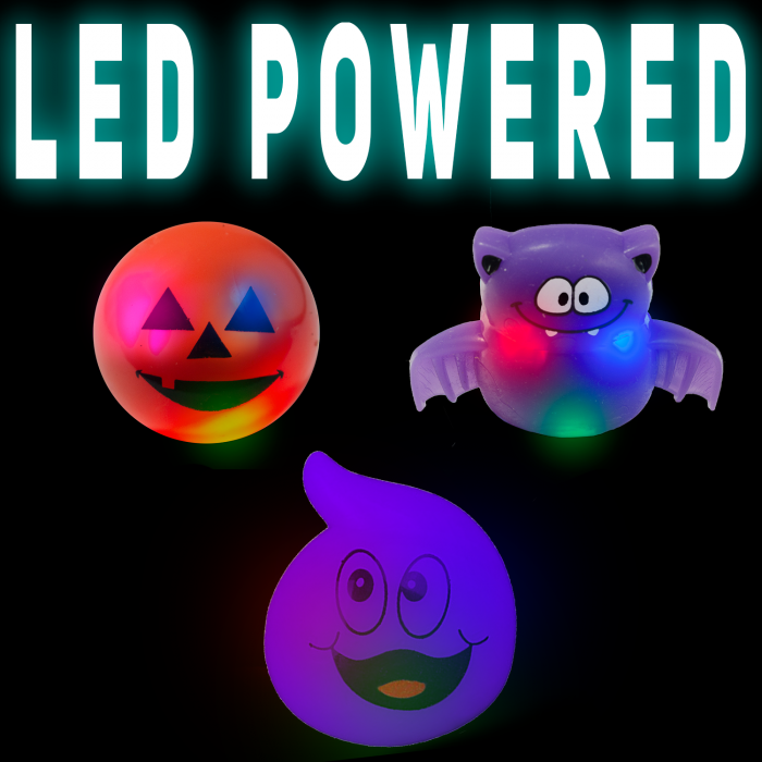 Halloween Ghouls LED Flashing Rings