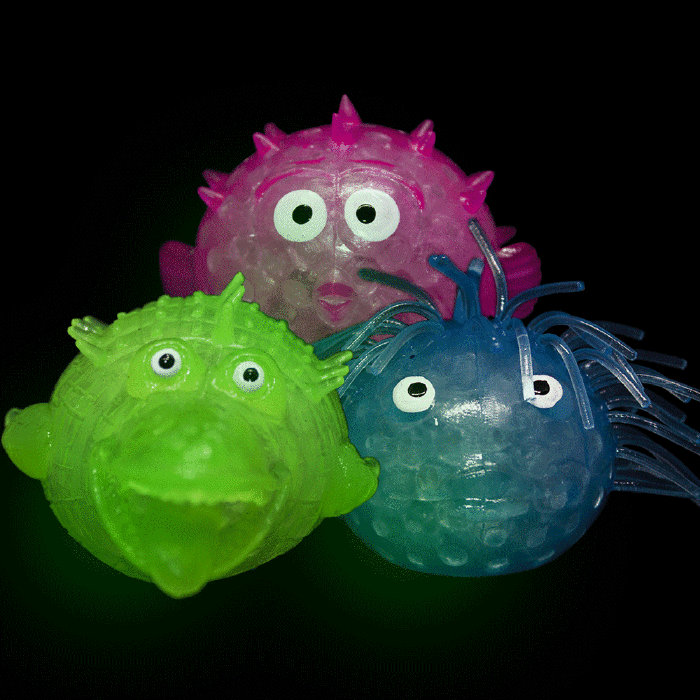Light-Up Squeezy Bead Aquatic Animals