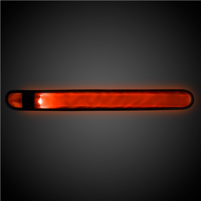 LED Orange Slap Bracelet
